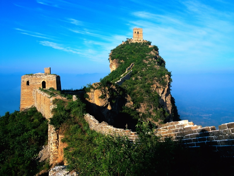 history, travel, built structure, castle, tree, day, tower, no people, medieval, sky, nature great wall of china green clouds, 720P, stone wall, outdoors