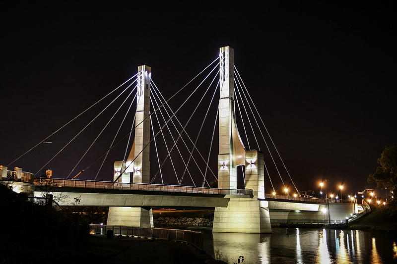 photos, Columbus, United States, built Structure, architecture, Ohio, suspension Bridge, engineering, city, reflection, columbus, cityscape, cable-stayed bridge