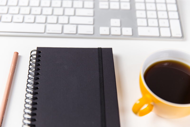 internet, business, refreshment, coffee cup, mug, cup, table, white, pencil, wireless technology, equipment, Computer keyboard, coffee, desk, notebook