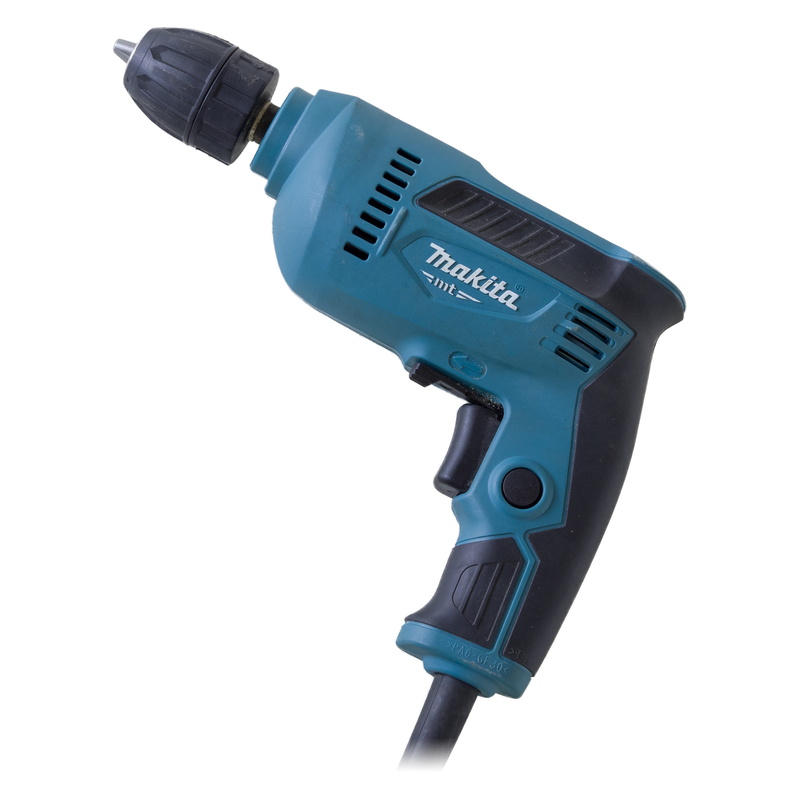 home, electric, instrument, hand, steel, bit, battery, drill, diy, drilling, studio shot, isolated, repair, makita mt m6002 450w drill, blue, communication