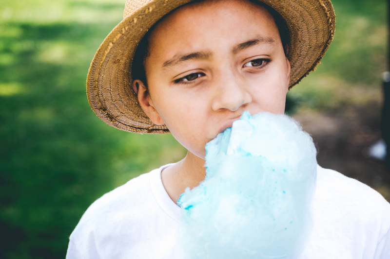 sweet food, headshot, close-up, food and drink, fun, grass, nature, sweet, ice cream, boy, one person, hat, enjoyment, male, person, outdoors, brother