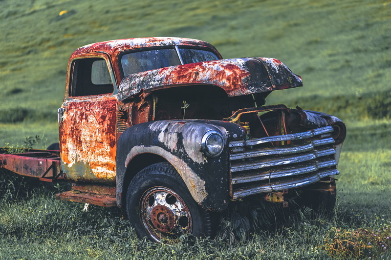 land vehicle, deterioration, caminhao, decline, saopaulo, serjosoza, old, field, grass, wheel, marsilac, abandoned, metal, 2K, ruined, no people, day