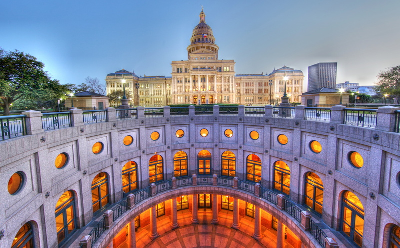 city, Texas, travel destinations, nature, Travis, unitedstates, United States, 5K, government, travel, the past, dusk, architecture, sxsw, State, built structure
