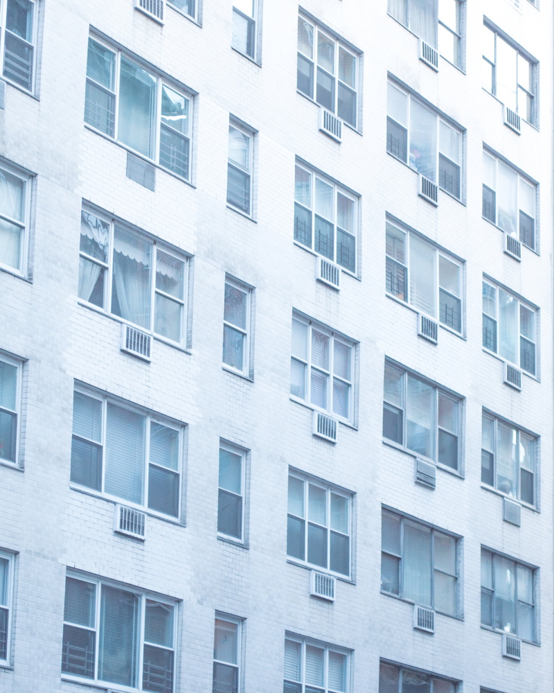 day, urban Scene, structure, outdoors, pattern, residential district, architecture, white, in a row, modern, panel, concrete, no people, blue, luxury, condominium