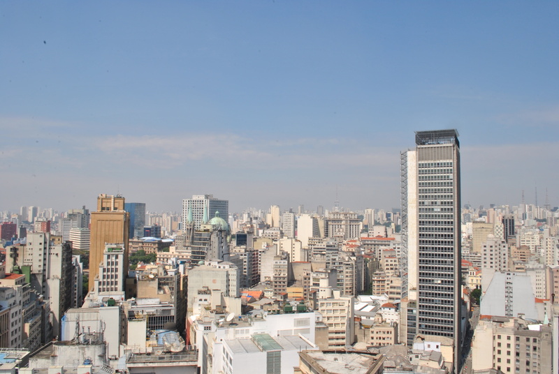 downtown, brazil, skyscraper, built structure, building exterior, residential district, sao, martinelli, tall - high, settlement, financial district, day