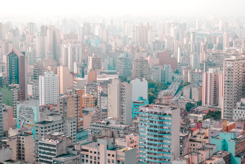 brazil, 2K, architecture, residential district, view, high, house, crowded, building, sao paulo, office building exterior, city, cityscape, buildings