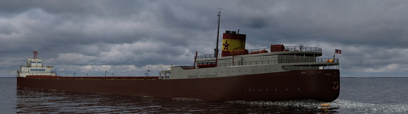 SS Edmund Fitzgerald, 4K, Ship, Vehicles