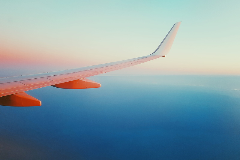 mid-air, mode of transportation, tranquil scene, flying, plane, airplane, air vehicle, blue, colour, nature, sea, from above, water, barcelona, fly, flight