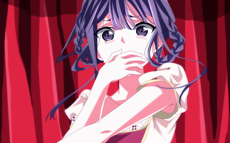 anime girls, looking at camera, front view, young men, art and craft, day, curtain, human representation, indoors, real people, 1080P, lifestyles, leisure activity