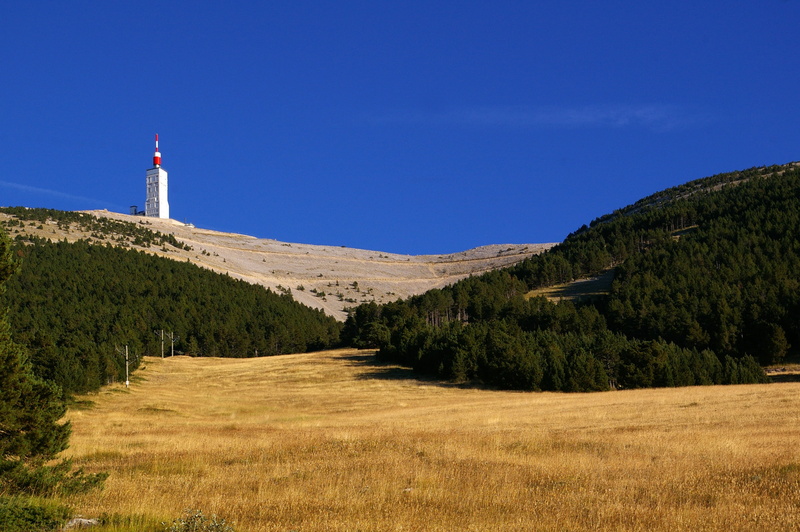 sun, sky, cloudy sky, mont ventoux, tree, wind, 2K, blue sky, environment, no people, blue, toulourenc, vaucluse, lighthouse, sport, tower, bike, grass
