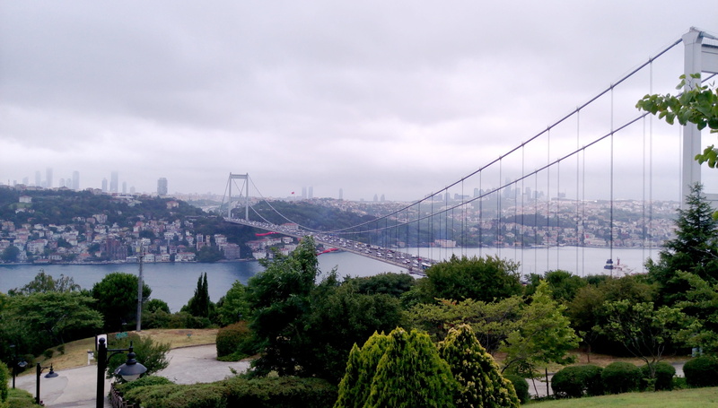 bridge - man made structure, turkey, landscape, connection, white, plant, transportation, nature, built structure, istanbul, bridge, no people, architecture