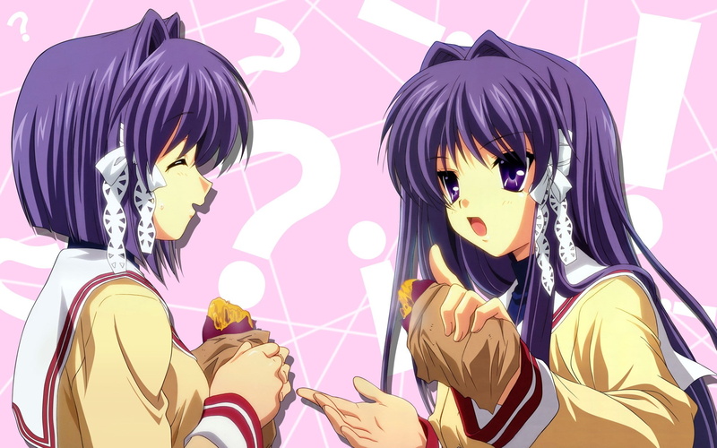 Clannad, test Kyou, 1080P, Anime Girls, anime, Fujibayashi Ryou, Please Ignore, Fujibayashi Kyou
