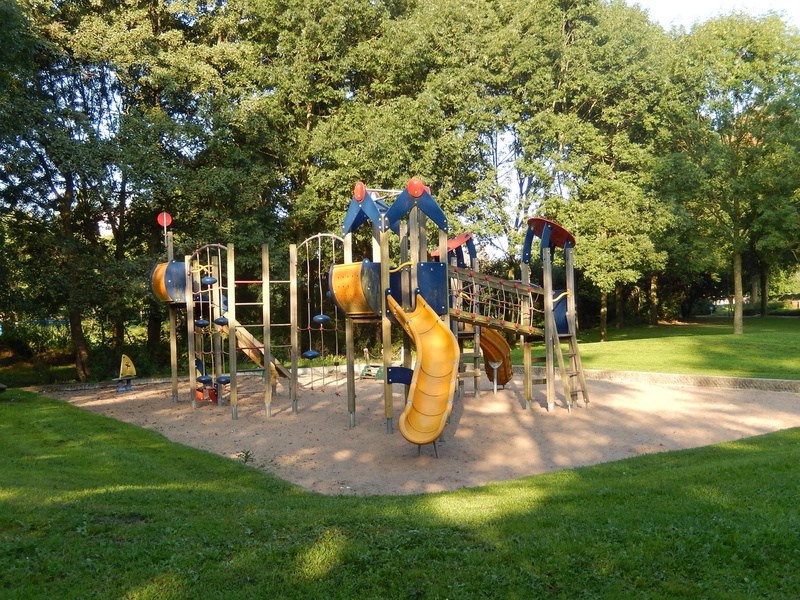 outdoor play equipment, childrens playground, childhood, nature, green color, playset, shadow, slide - play equipment, 2K, play, playground, park, outdoors