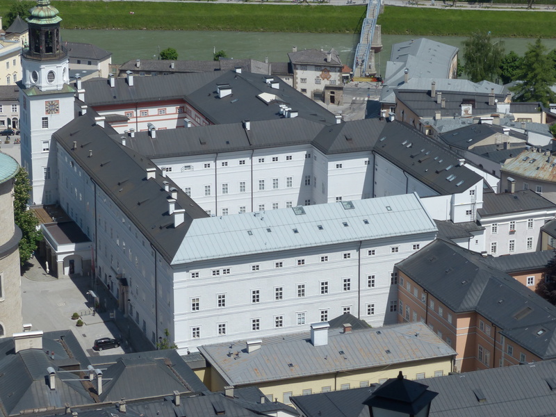 built structure, city view, new residence, no people, building, carolino augusteum, building exterior, outdoors, high angle view, salzburg, residential district