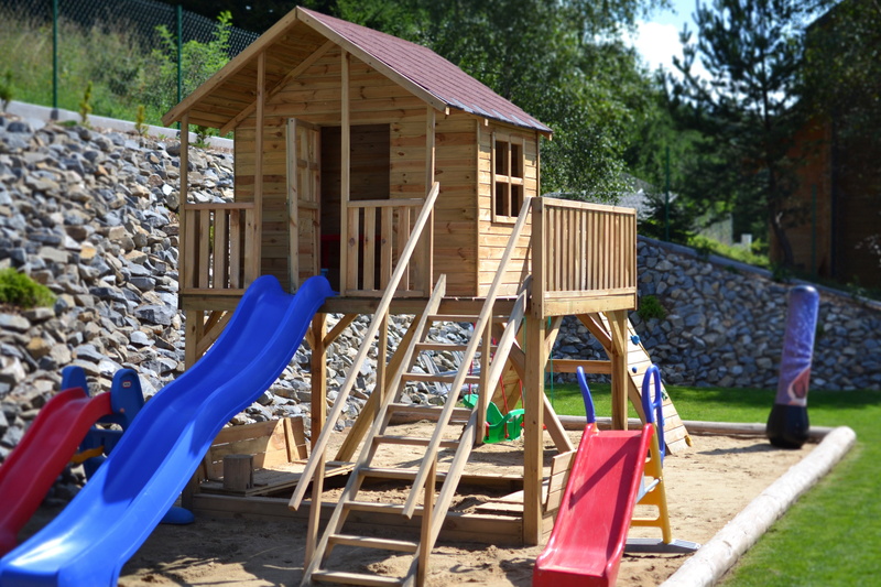 playground, leisure, sunlight, nature, vacation destination, slide - play equipment, building exterior, day, architecture, for children, landscape architecture