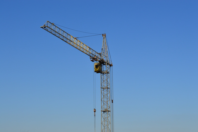 construction site, development, no people, 5K, equipment, technology, residential construction, building, day, construction, nature, transportation, construction industry