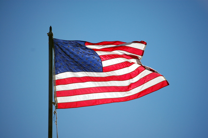 navy, wind, pole, leisure activities, military, symbol, pride, american flag, red, monument, adventure, waving, transportation, emblem, gliding, clear sky