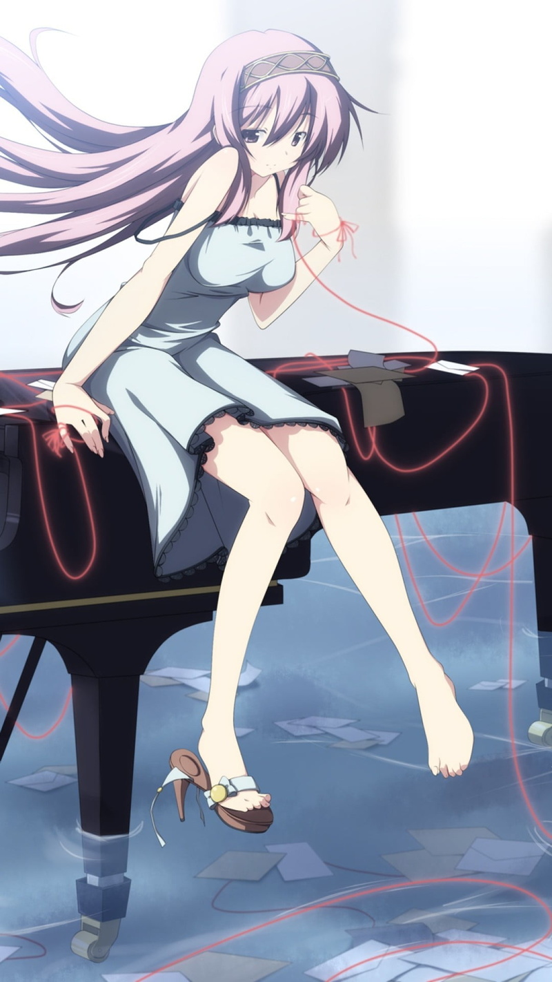 1080P, body part, stiletto, anime, chair, sitting, young adult, seat, modern, beautiful woman, beauty, women, dress, anime girls, wearing, fashion, elegance