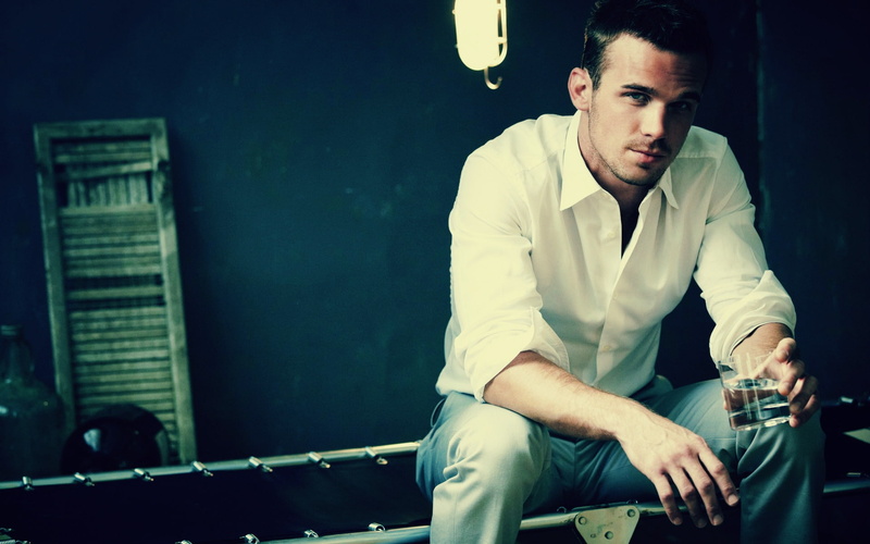 drink, pants, cool man, dress, men, 1080P, dude, casual, grey, s, shirt, cam, gigandet, white
