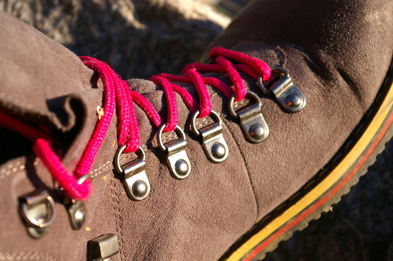 tie shoes, hiking shoes, close-up, click, hiking, multi colored, sit, bracelet, 2K, pink color, leather, rest, personal accessory, no people, ornate, bicycle tour
