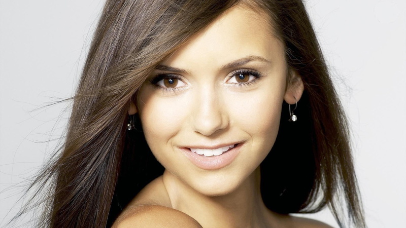 looking at camera, Nina Dobrev, portrait, young adult, adult, hairstyle, indoors, 1080P, human face, young women, women, long hair, headshot, beautiful woman