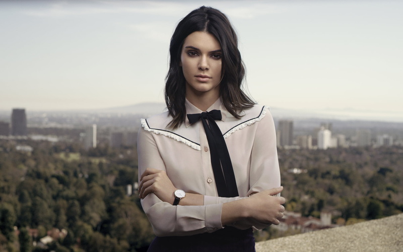 brunette, Kendall Jenner, women outdoors, shoulder length hair, women, outdoors, 1080P, model
