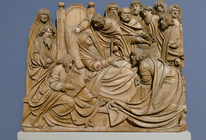 the past, carving - craft product, carved, female likeness, relief, built structure, human representation, no people, wood, apostle, maria, image, art and craft