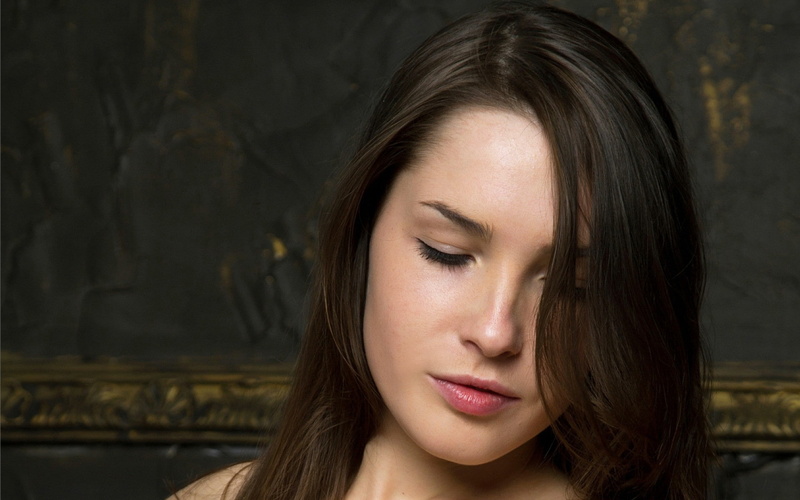 faces, yulianna, brunettes, women, 1080P, femjoy, magazine, models