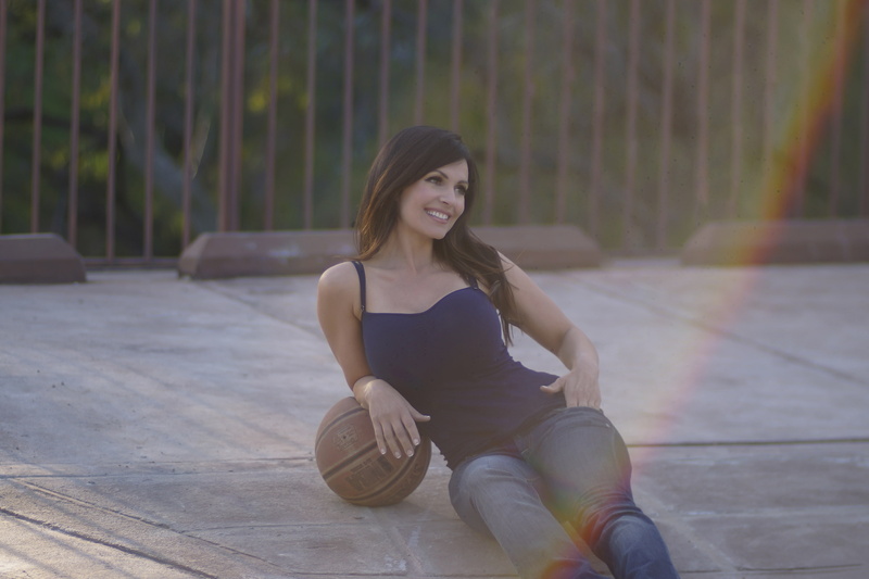 girl, beauty, chest, smile, denise milani, 2K, model