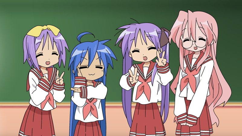 seifuku, izumi, 1080P, tsukasa, hiiragi, kagami, takara, miyuki, vector, konata, star, lucky