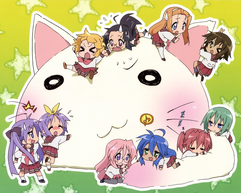konata, kagami, patricia, miyuki, 2K, misao, tsukasa, tamura, hiiragi, takara, ayano, martin, star, iwasaki, lucky, izumi, minegishi, hiyori, kusakabe