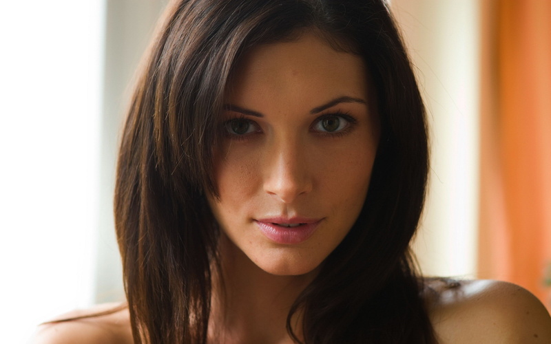 close up, models, 2K, brunettes, women, klaudia, orsi, faces, kocsis