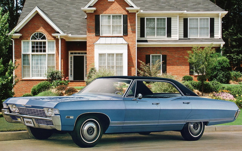 caprice, classic, chevrolet caprice, chevrolet, 1080P, blue, convertible, sedan, 1920x1200, cars