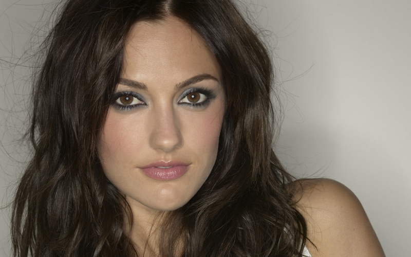 kelly, minka, brunette, actress, girl, woman, brown, eyes, 720P, beauty