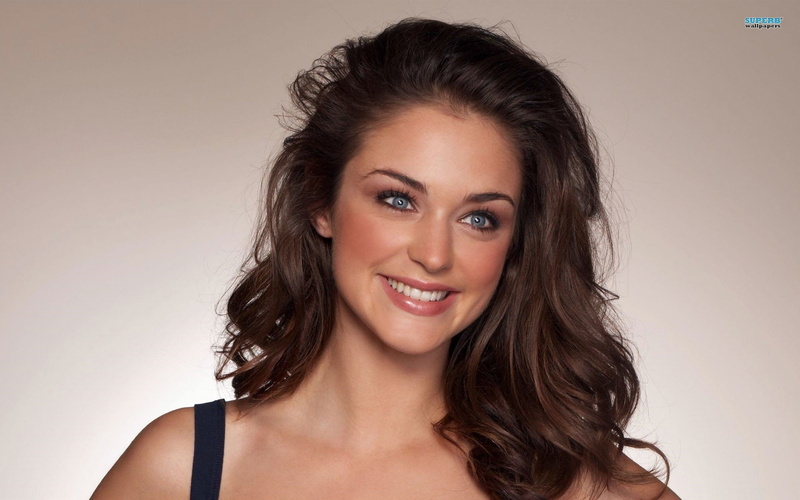 1080P, model, Lauren Budd, brunette, blue eyes, women, smiling