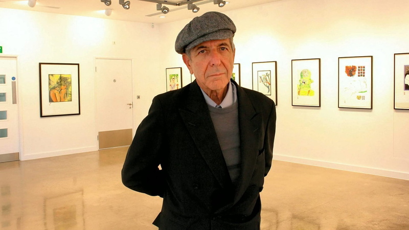 lifestyles, warm clothing, beret, leonard cohen, black, clothing, gray, indoors, hat, men, room, wall - building feature, waist up, adult, looking at camera