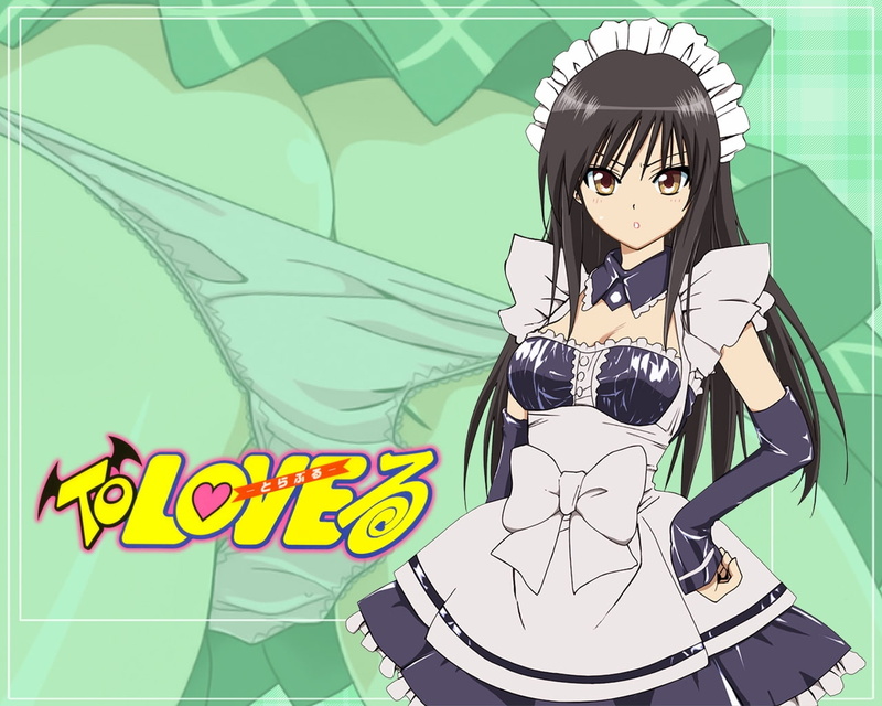 ru, kotegawa, hd, black, hair, Kotegawa Yui, anime, 720P, To Love Ru, yui, x, love, art, hot