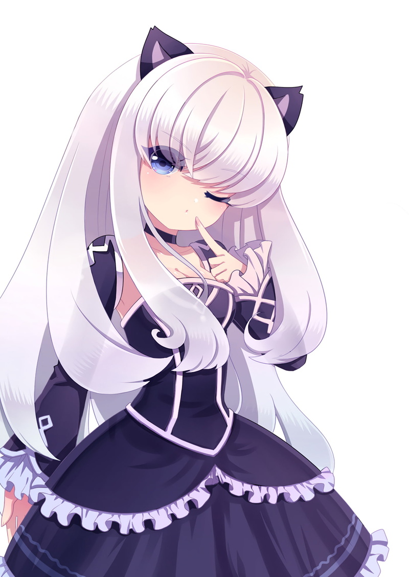 beauty, studio shot, no people, 1080P, choice, anime, human representation, clothing, technology, animal ears, cut out, art and craft, white background
