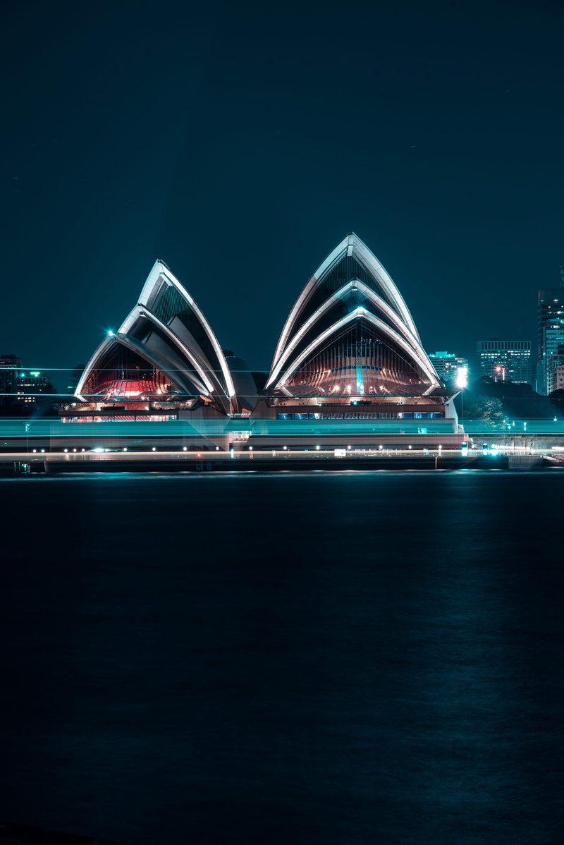 lights, opera house, transportation, waterfront, sea, house, travel destinations, building exterior, connection, 5K, city, cityscape, office building exterior
