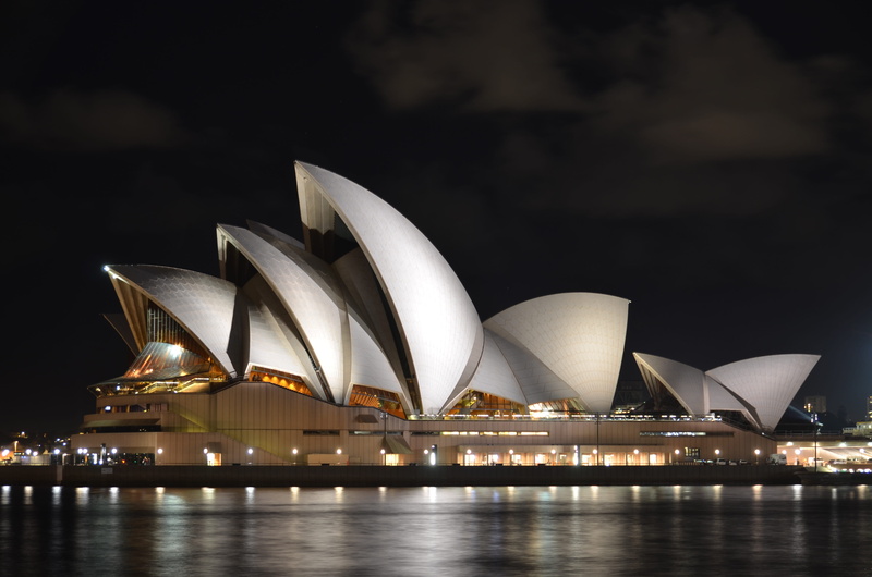 city, water, nsw, landscape, cityscape, modern, 4K, outdoors, tourism, arts culture and entertainment, tourist, sydney, illuminated, night, built structure