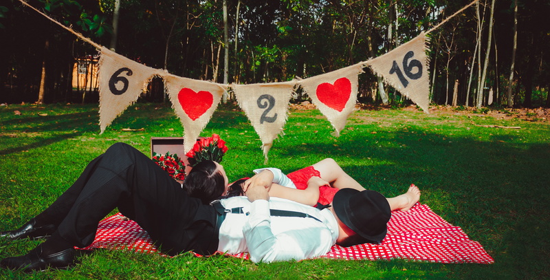 grass, sky, church, ceremony, kiss, love, event, emgombe, marriage, plant, smile, embracing each other, relaxation, soledad, emotion, couple in love, landscape