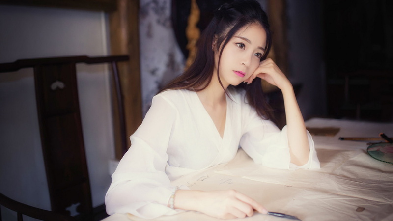 1080P, hanfu, women, Chinese dress, Asian