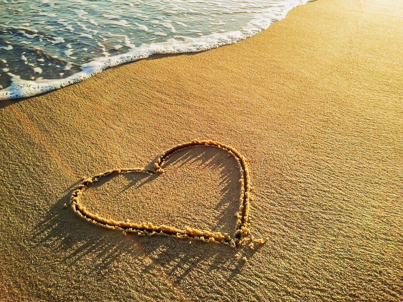 close-up, symbol, high angle view, vacations, heart Shape, heart, drawing, summer, no People, romance, coastline, land, sport, sand, nature, light, shadow