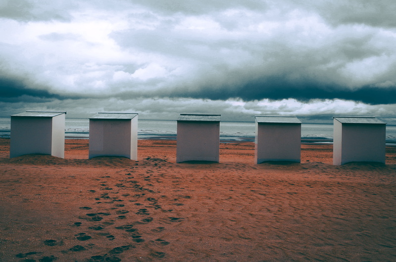 beauty in nature, ocean, horizon, cloudy, near, land, five, daylight, overcast, waves, sky, scenics - nature, shore, clouds, seashore, landscape, cloud - sky