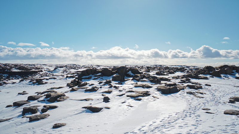 outdoors, icelande, snowcapped mountain, tranquil scene, scenics - nature, rock - object, blue, tranquility, lagoon, snow, cold temperature, nature, islande