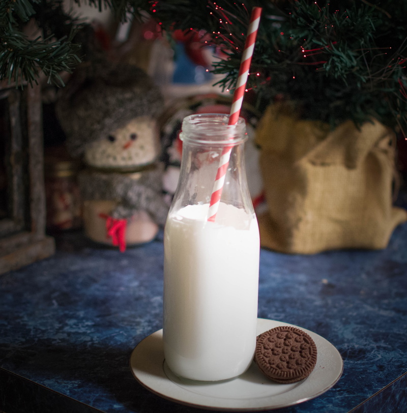 food and drink, refreshment, merry, bottle, xmas, christmas ornament, claus, ceramic, clear, december, christmas tree, season, celebration, festive, milk