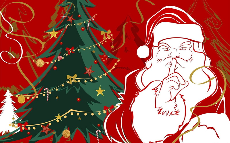 holiday, santa claus, tree, 1080P, christmas, quiet, claus, santa, hand