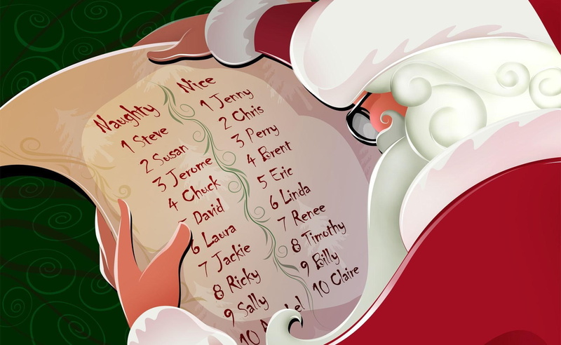 claus, santa, christmas, holiday, santa claus, list, 1080P