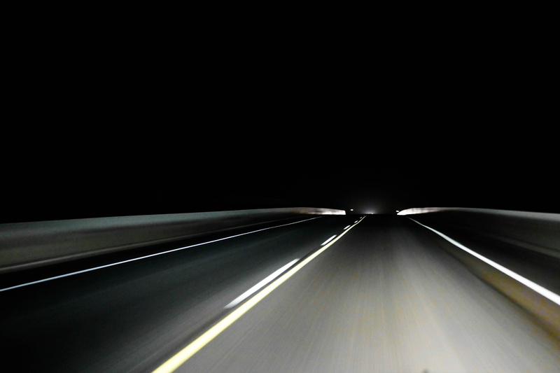 dividing line, on the move, indoors, no people, highway, 4K, car, copy space, suomi, road, night, transportation, road marking, the way forward, finland