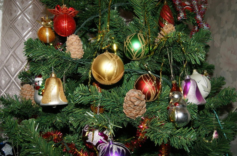 chistmas, ornate, christmas lights, color, season, humor, branch, cultures, assorted, indoors, white, fir Tree, tree, close-up, pine Tree, baubles, celebration